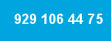929 106 44 75 929 106 44 75